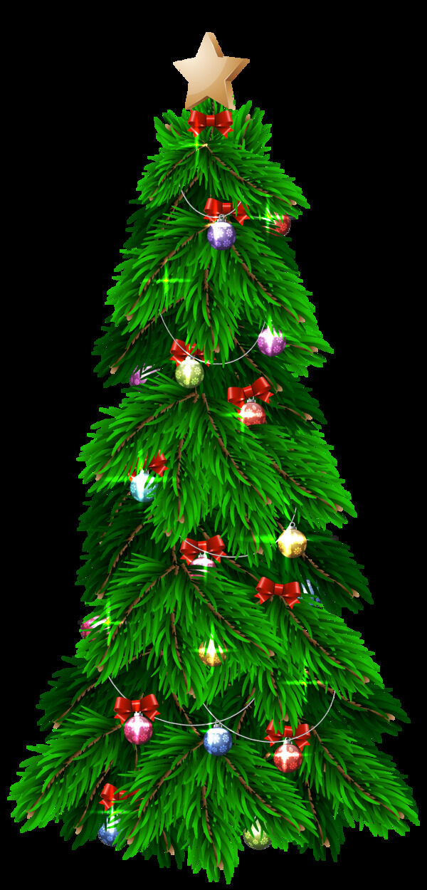 精美圣诞树免抠元素