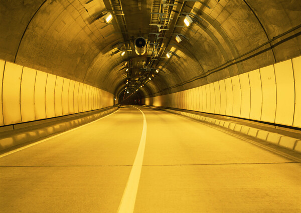 隧道道路摄影图片