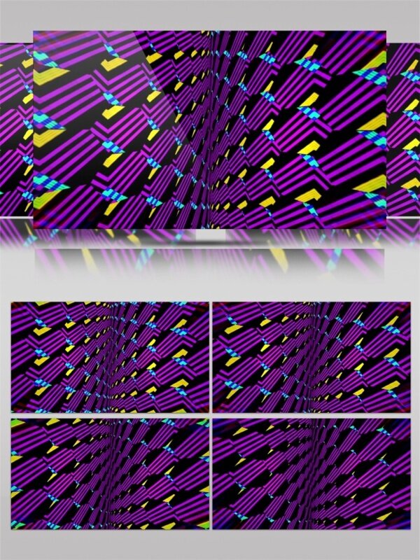 紫色旋涡光束动态视频素材