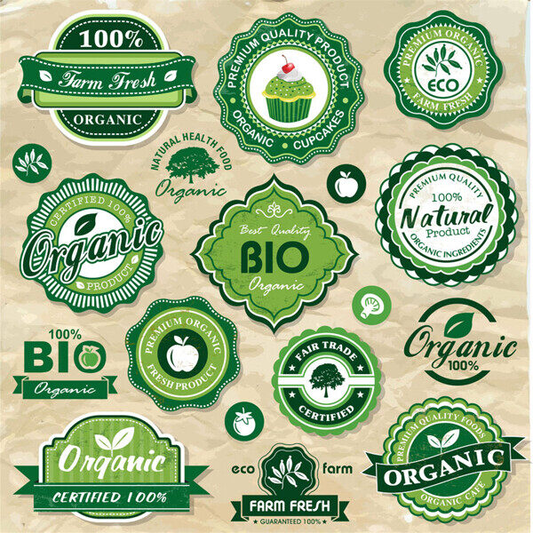 绿色食品标签图片集