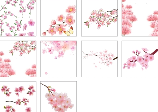樱花桃花图片