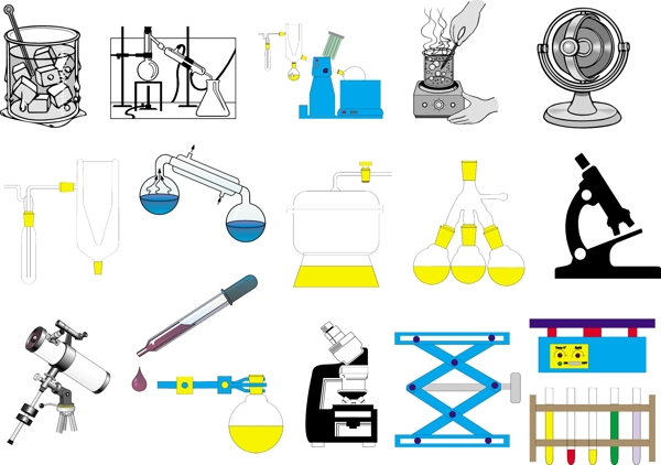 科学实验工具图片