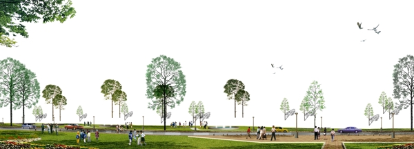 广场绿化环境设计119图片