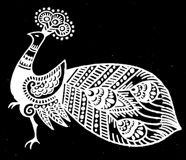 鸟兽纹样传统图案0016