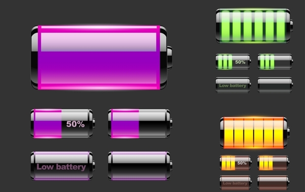 手机电池图标图片