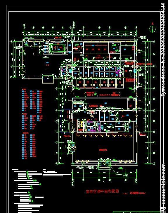 空调平面布置总图