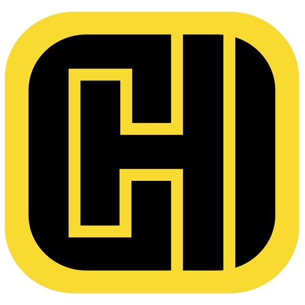 黄黑色logo设计