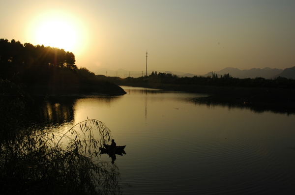 运河夕照