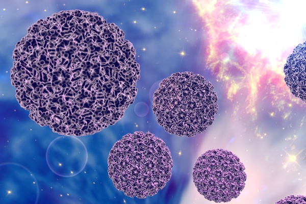 癌细胞病毒图片