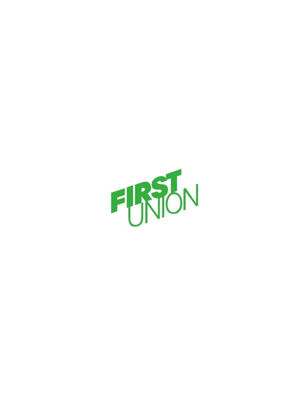 FirstUnionlogo设计欣赏IT企业标志FirstUnion下载标志设计欣赏
