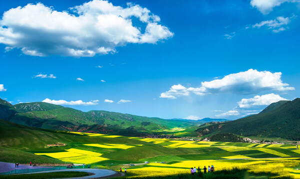 青海祁连卓尔山风景