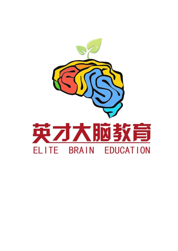 英才大脑教育LOGO设计