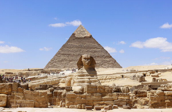 金字塔和狮身人面像图片