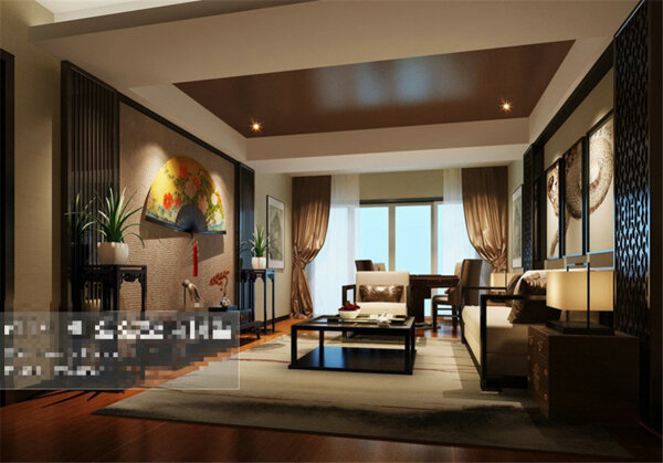 室内客厅模型3d模型