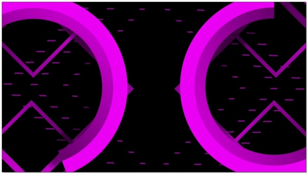 紫色光环动态视频素材