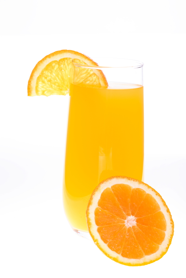 一杯橙汁饮料图片