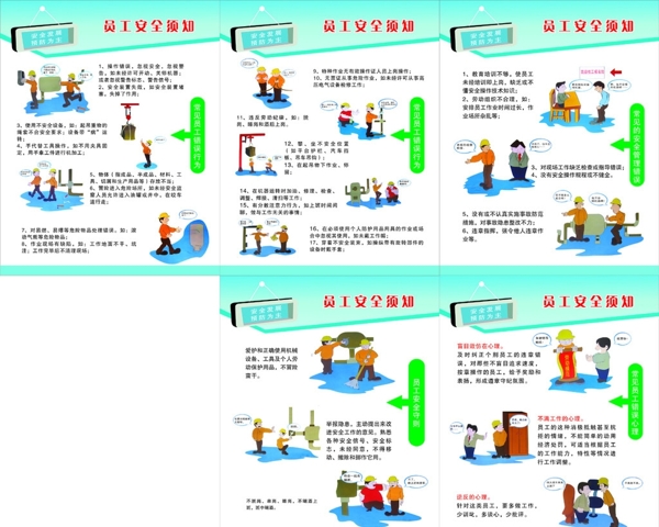 员工安全须知图片