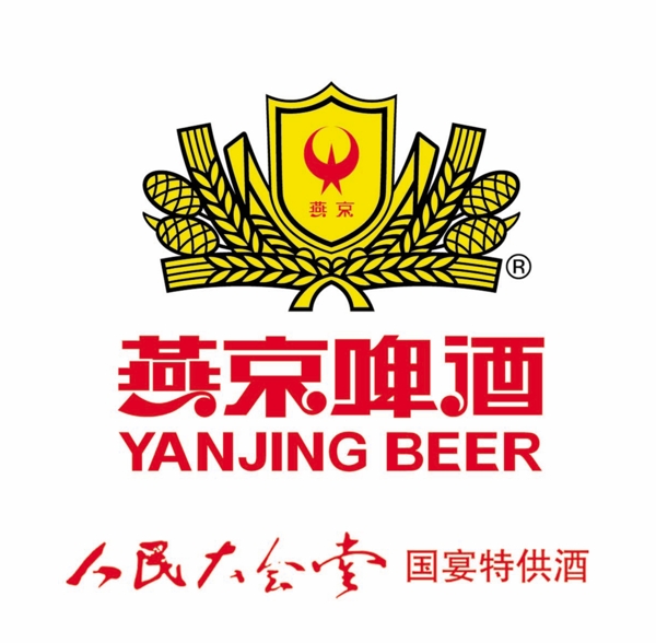 燕京啤酒logo图片
