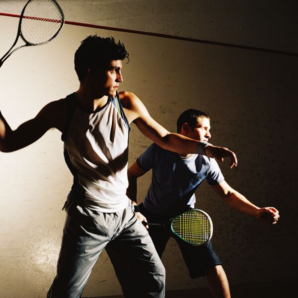双打网球运动图片