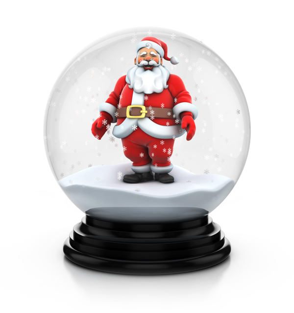 玻璃球里的圣诞人图片