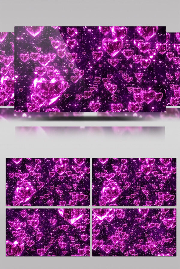 紫色粒子视频素材