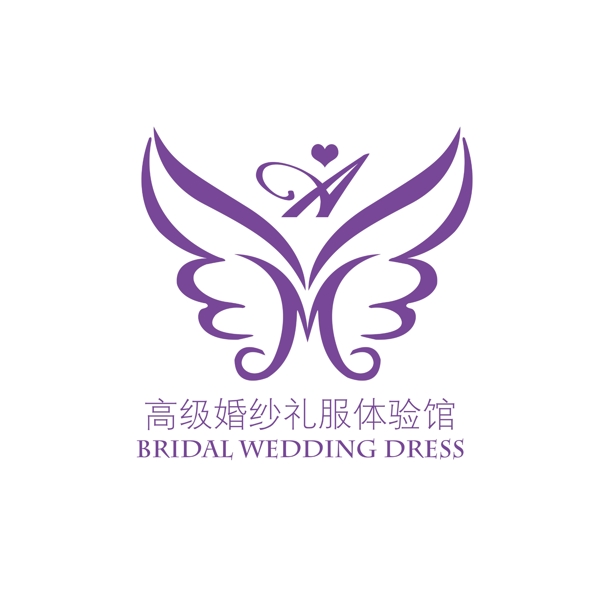 婚纱logo设计字母M设计