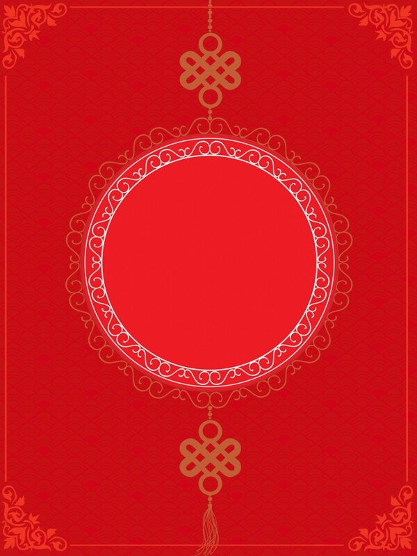 红色喜庆春节新年过年年货节年礼背景