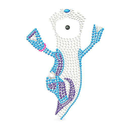 烫钻主题2012伦敦奥运会吉祥物图形免费素材