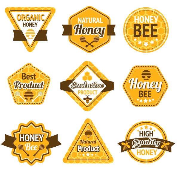 有机蜂蜜标签标识