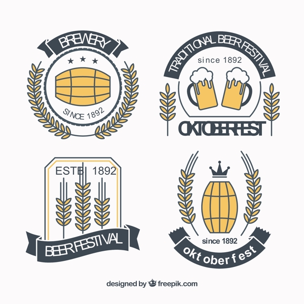 集啤酒节徽章