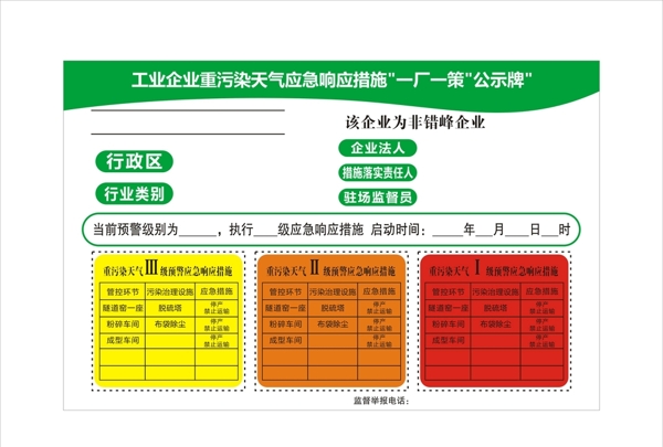 公示牌