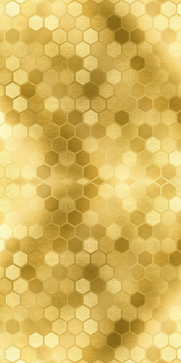 金色蜂巢质感纹理背景