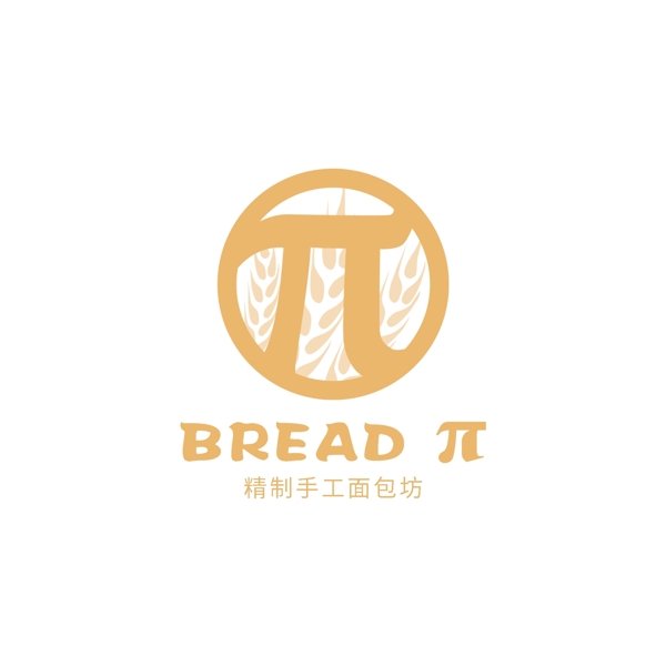 手工面包烘焙店logo