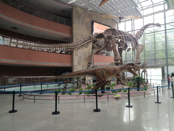 河源恐龙博物馆恐龙模型