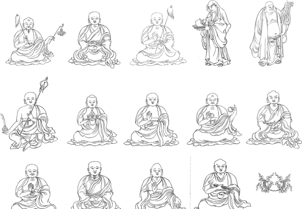 佛教人物图片