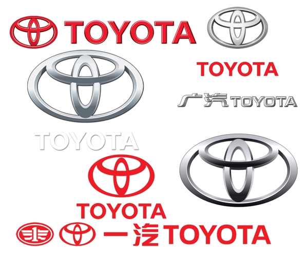 丰田常用标志图片