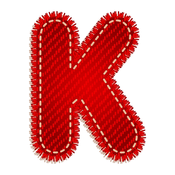 红色字母K