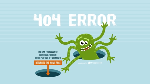 404错误设计的怪物