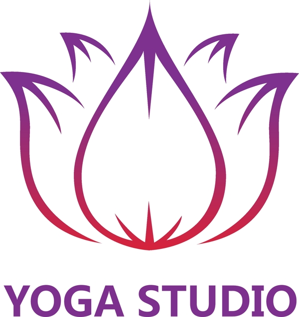 瑜伽工作室logo