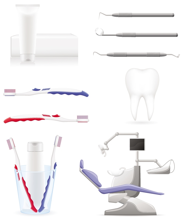 牙医工具图片