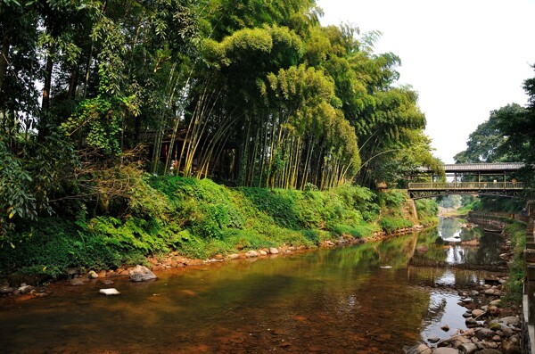 四川柳江古镇风景