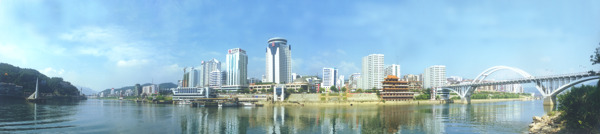 南平市区全景图片