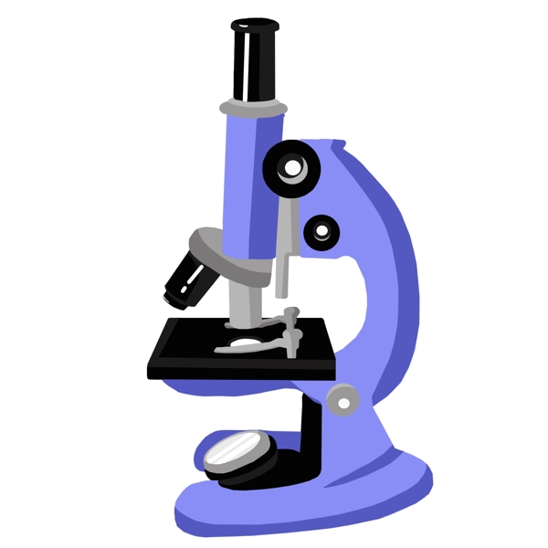 蓝色立体化学显微镜插图