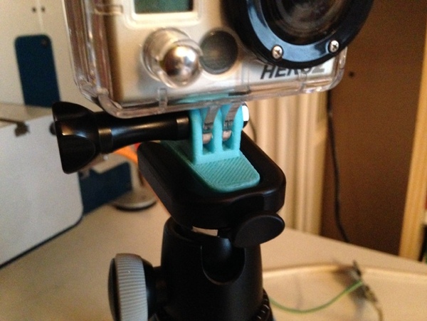 Gorillapod三脚架上GoPro相机