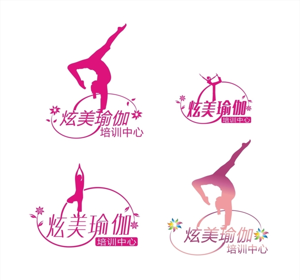 logo商标瑜伽美容图片