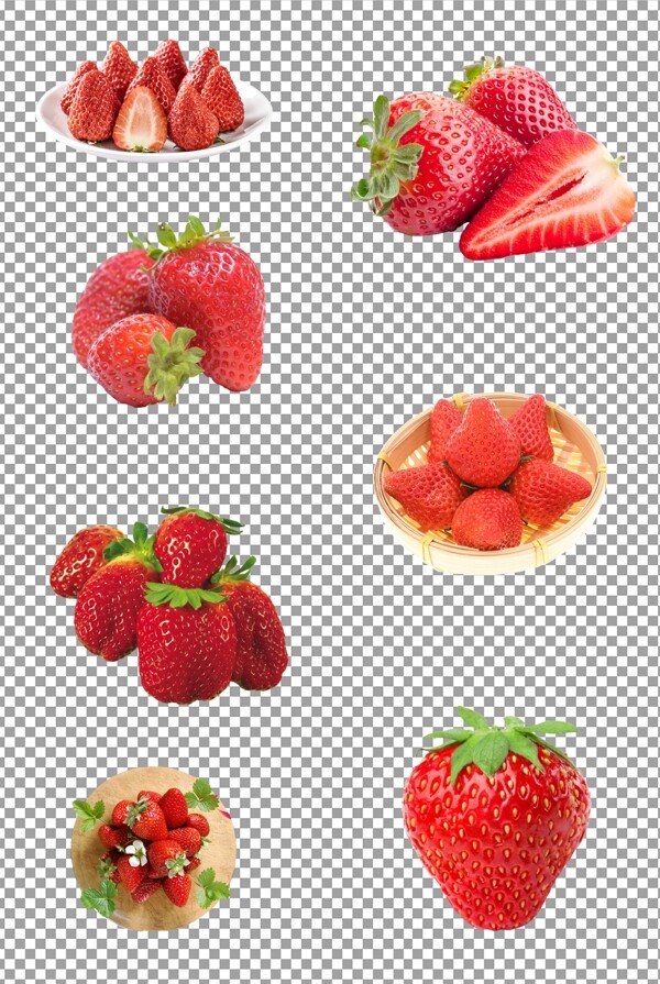 红色水果草莓图片