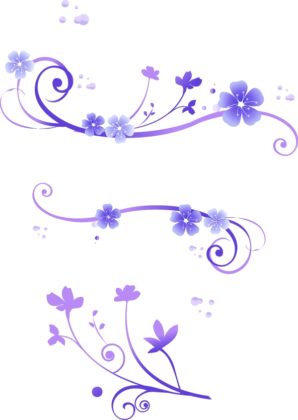 紫色花藤唯美