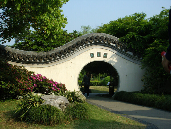 杭州西湖竹素园图片
