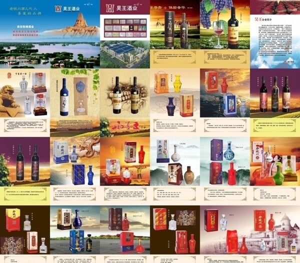 昊王酒业画册图片