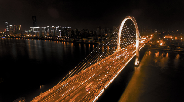 白沙大桥夜景